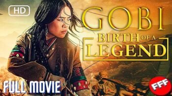 Gobi: Birth of a Legend - title image with a feminine person with a determined expression ready for combat.