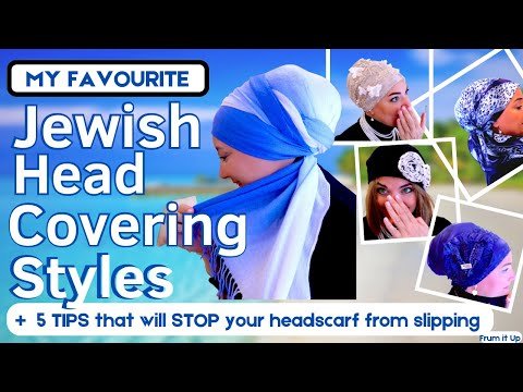 My FAVOURITE Head Covering Styles as a Jewish Woman | Best Hair Covering tips to STOP the slipping!